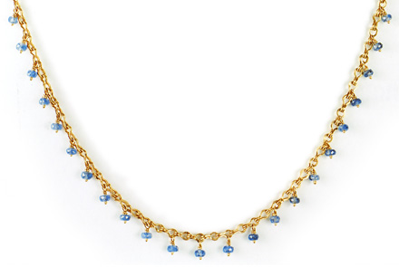 Sapphire Drop Necklace